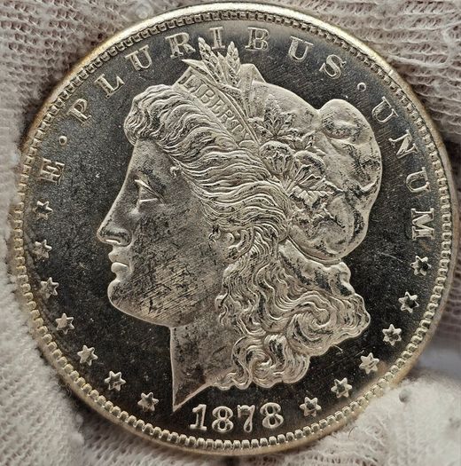 USA United States 1887 S Silver Morgan Dollar Beautiful Uncirculated Lustrous Prooflike Frosty!