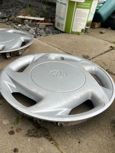 Toyota Starlet CD 13" Steelies and Hubcaps