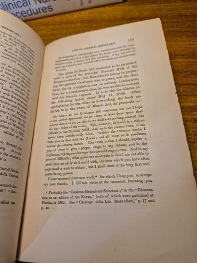 Rare Find. First Edition. 1858. The Life of Cardinal Mezzofanti by C.W. Russell. Religious.