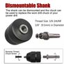 0.8-10mm Keyless Drill Chuck Metal Heavy Duty Self-tighten 1/2-20UNF Keyless Chuck Drill Bit Adapter Hardware Tool Impact Driver Image 5