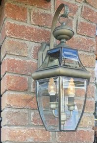 2 Light Exterior Wall Lantern