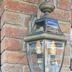 2 Light Exterior Wall Lantern
