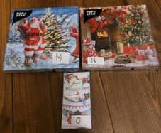 Decoupage napkins