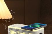 Mind blowing LED Built-In Ambience Music Wireless Charging Speaker