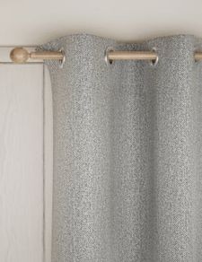 M&S Herringbone Eyelet Blackout Curtains