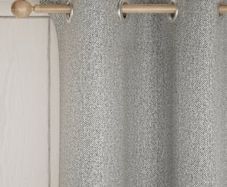 M&S Herringbone Eyelet Blackout Curtains