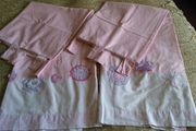 Short "Dunnes" Pink Curtains