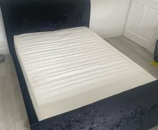 double bed with mattress