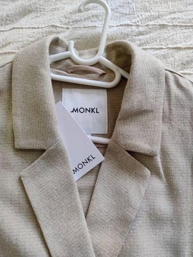 Monkl ladies jacket new with tags in excellent condition see last three photos for exact measurements FREE STANDARD POSTAGE INCLUDED