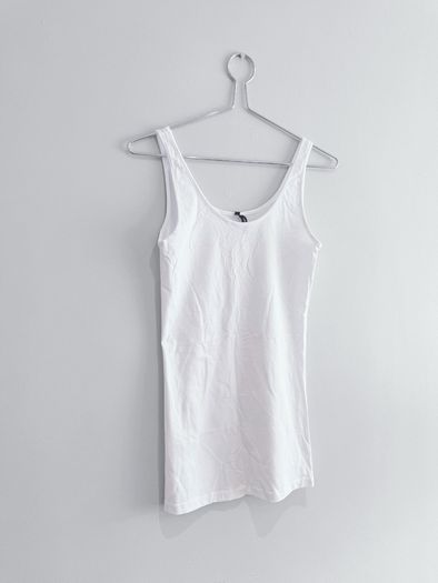 New Vero Moda Bright White Long Tank Top