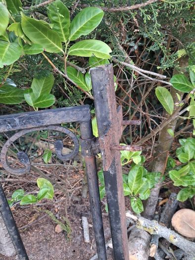 Wrought iron gates