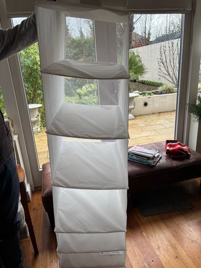 IKEA SKUBB Hanging Clothes Storage - 6 components- 33 cm wide by 118 cm