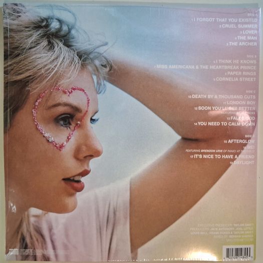 Taylor Swift  Lover Vinyl, LP, Pink Vinyl, LP, Blue Translucent