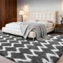 Rugs Living Room- 160x230cm Fluffy Shaggy Area Rugs for Bedroom - Large Anti Slip Rug - Washable Modern Floor Carpets - Soft Thick Pile Bedside Rug for Kids Bedroom, Nursery Image 7