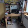 home work desk + standing mirror with storage Image 2