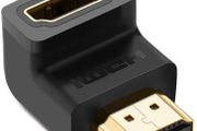L Shaped HDMI Male to Female Adapter
