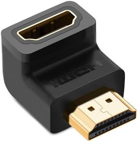 L Shaped HDMI Male to Female Adapter