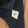 navy asos button fly pants new Image 2