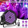 UV Black Lights, 72W 36 LED Par Light by Remote and DMX Disco Blacklight Spotlight for Glow Fluorescent Party DJ Disco Bar Stage Lighting Shows Image 3