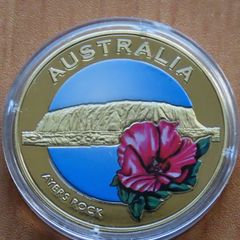 Ayers Rock Australia 2010 solid bronze + certificate