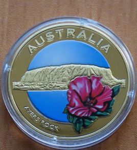 Ayers Rock Australia 2010 solid bronze + certificate