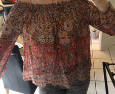 River island summer viscose top