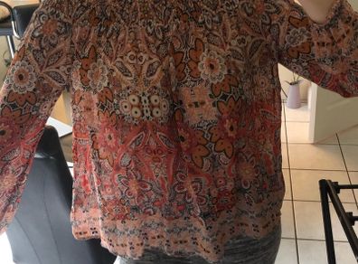 River island summer viscose top