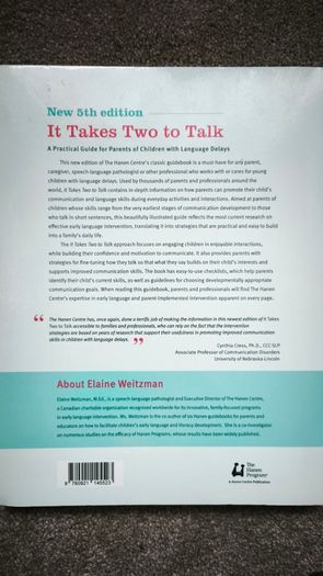 It Takes Two to Talk - Hanen book