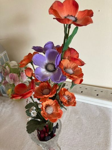 A collection of Artificial Flowers .