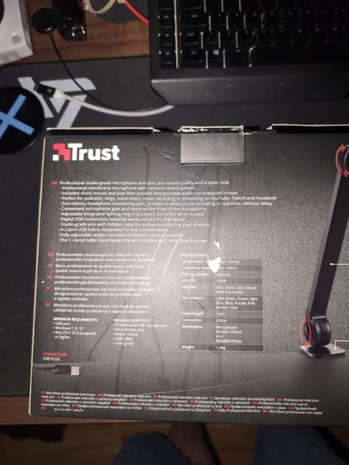 Trust Onyx Microphone with Arm