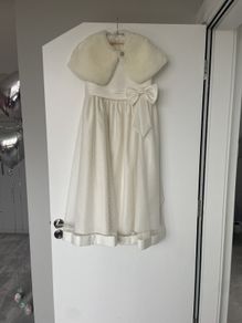 Marion Gale Flower Girl dress and cape approx 8-10yrs