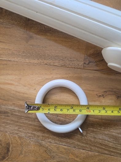CHUNKY cream curtin pole