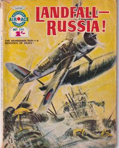 Air Ace Picture Library #396 Landfall Russia 1968 Fleetway Uk Comic