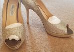 Jimmy choo wedding shoes-champagne
