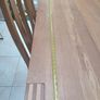solid oak dining table and 4 chairs Image 5