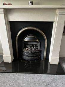 Gas Fire with fire back all in PWO