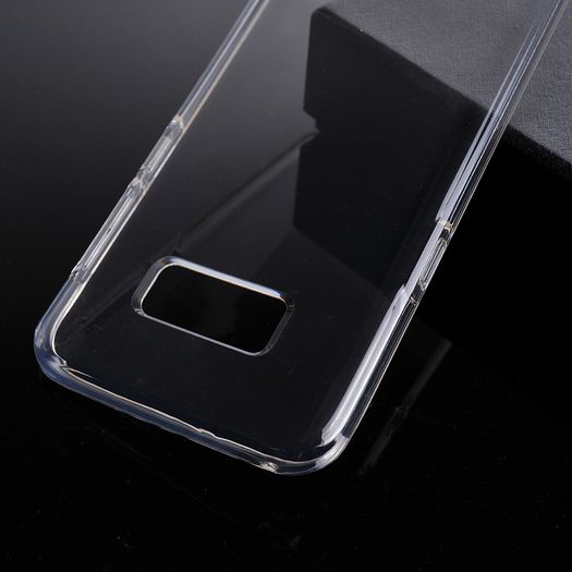 Clear Crystal Transparent Soft TPU Silicone Gel Cover Case for Samsung Galaxy S8 - Free Shipping