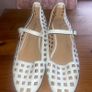 Beautiful white flat shoes Image 2