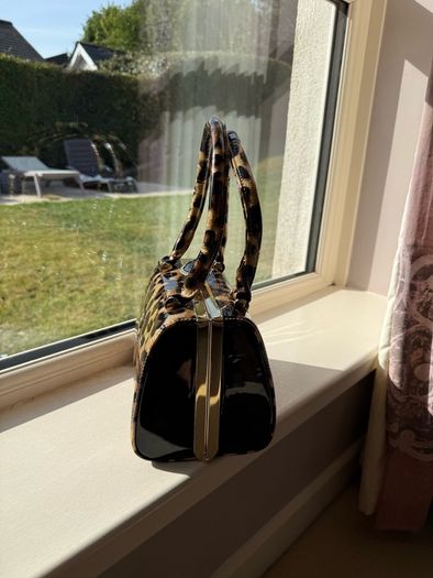 Leopard Skin - Peach hamdbag