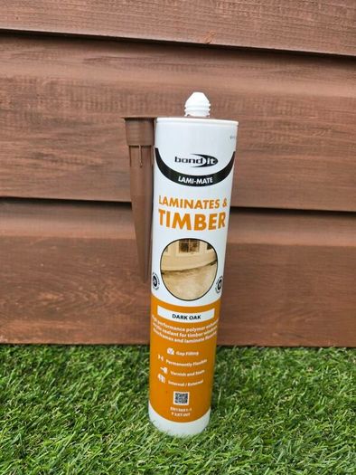 Dark oak silicone filler