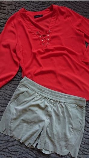 Red Blouse   Size 12