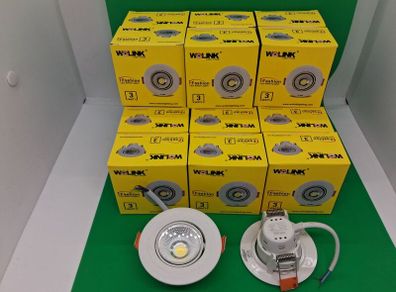 Postage - Pack of 18 x 3 Watt Recessed Led Downlights