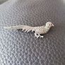 pheasant brooch vintage Image 7