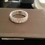 Selection of diamante bracelets, earrings and necklace Image 6