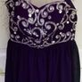 Navy and Silver Formal Dress / Maxi Dress / 8-10 UK Image 2