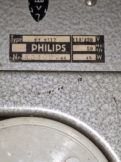 1950s Vintage Philips Reel-to-Reel Tape Recorder Untested, Postage Available or Collection