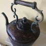 Large Antique 19th Century Brass & Copper Kettle Image 6
