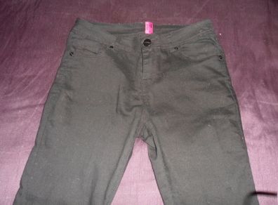 New Look 'Yes Yes' skinny black jeans - Like New size 10/38