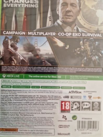 Brand New Sealed Call of Duty Advanced Warfare Xbox 360 Games Original