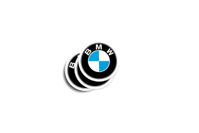 BMW Roundel Glossy Stickers 2-Pack